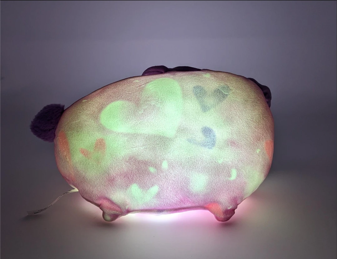 Light-Up Pink Heart Bunny Plush - photo 4