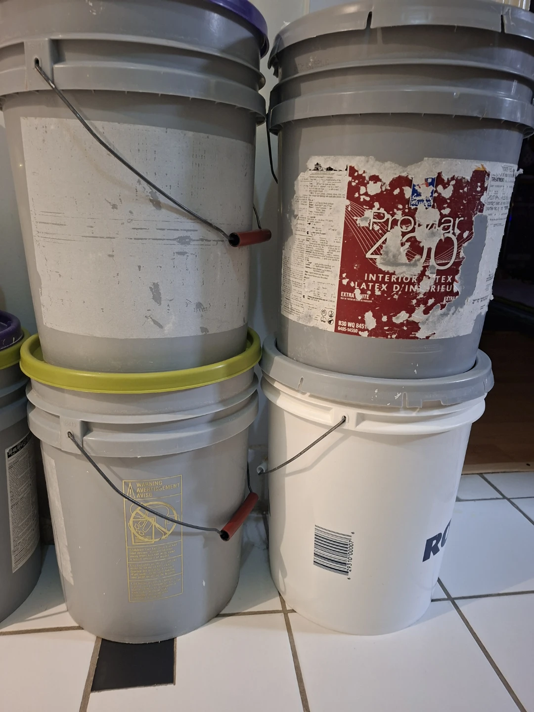 Assorted Plastic Pails - photo 4