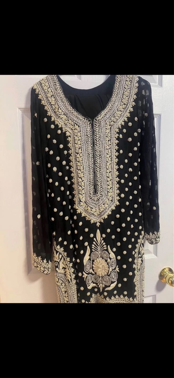 3peace Black Embroidered Ethnic Tunic