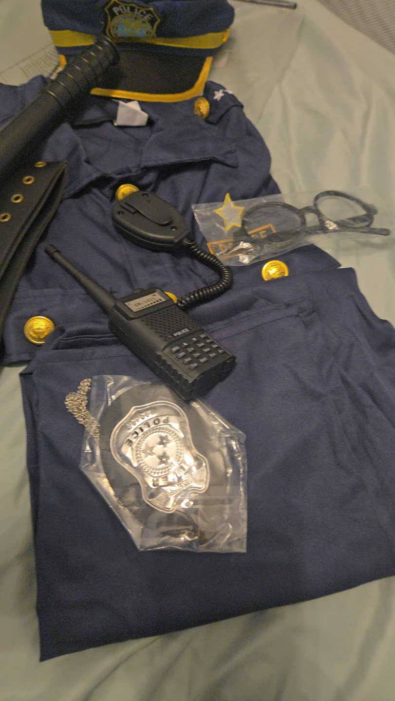 Police Officer Costume for Kids size 130 - photo 3