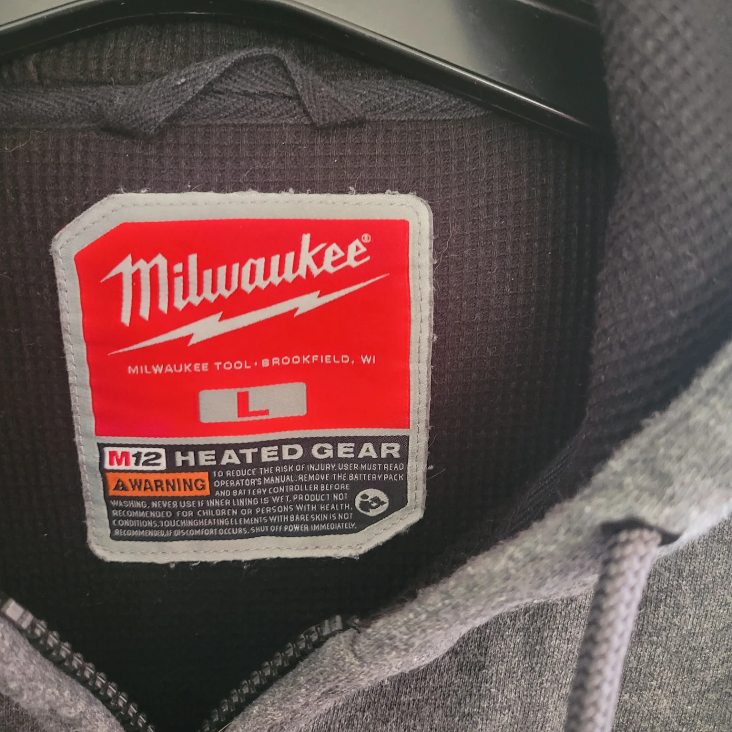 Milwaukee M12 Heated Hoodie - Grey - Large - photo 2