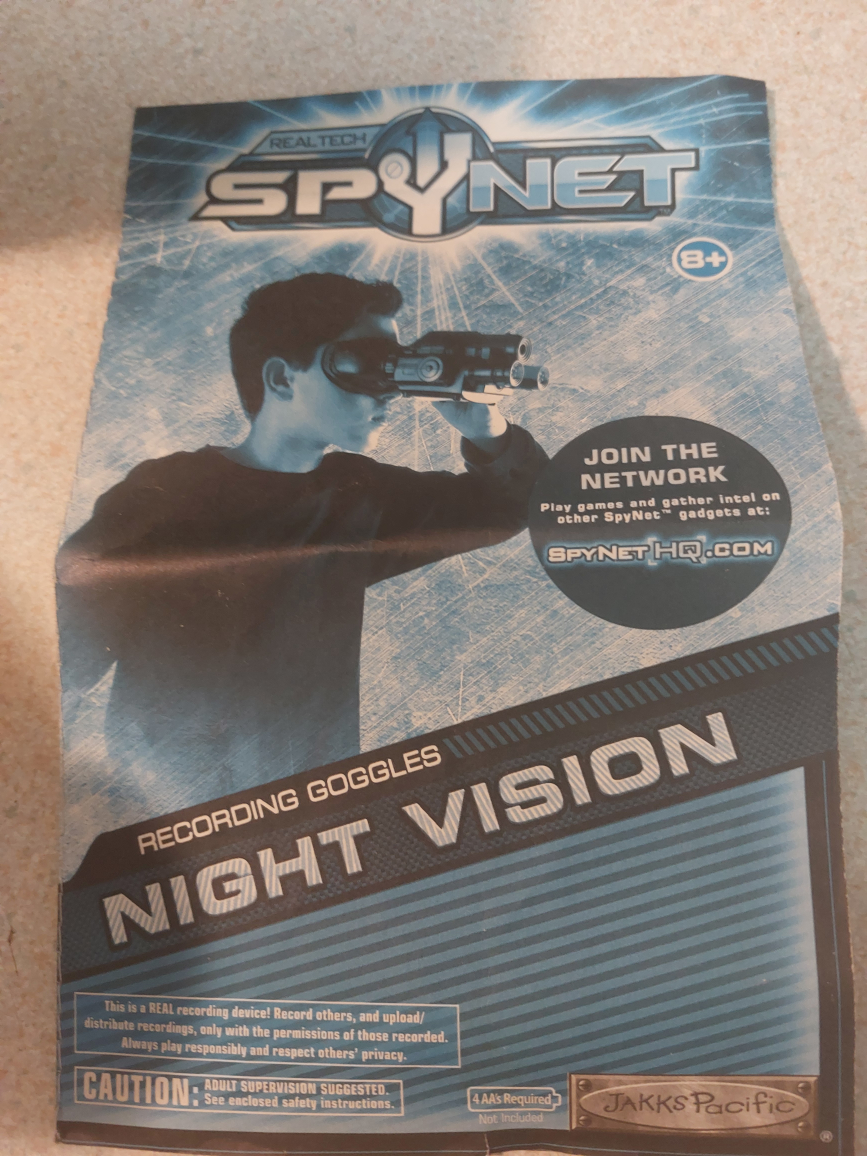 SpyNet Night Vision Recording Goggles - photo 2