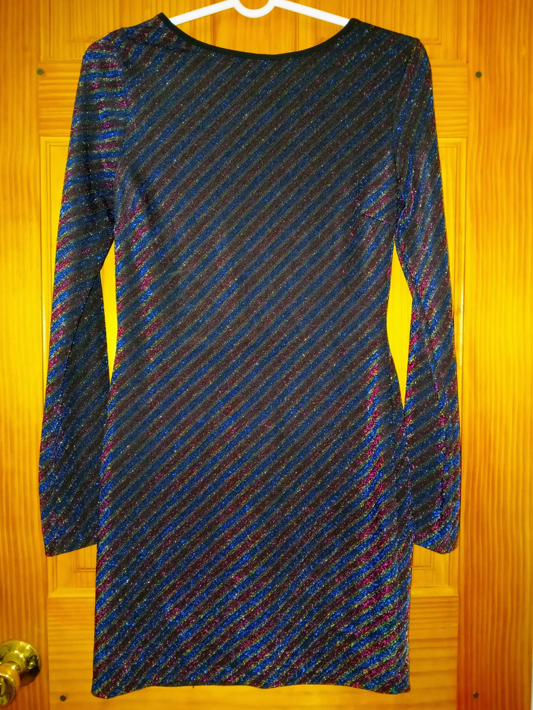Long Sleeve Shimmer Dress - photo 2
