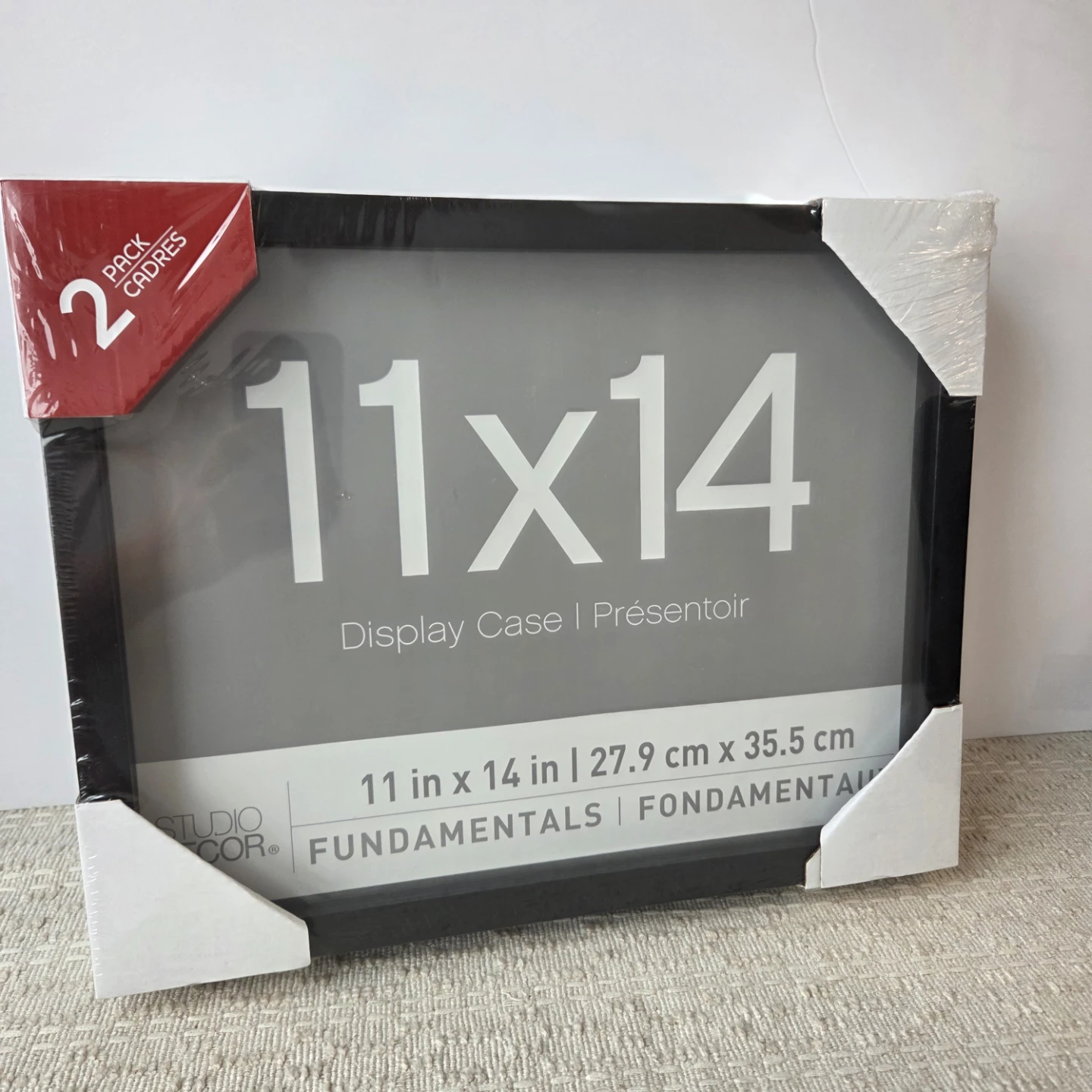 11" x 14" Black Shadow Box Frames - 2 Pack