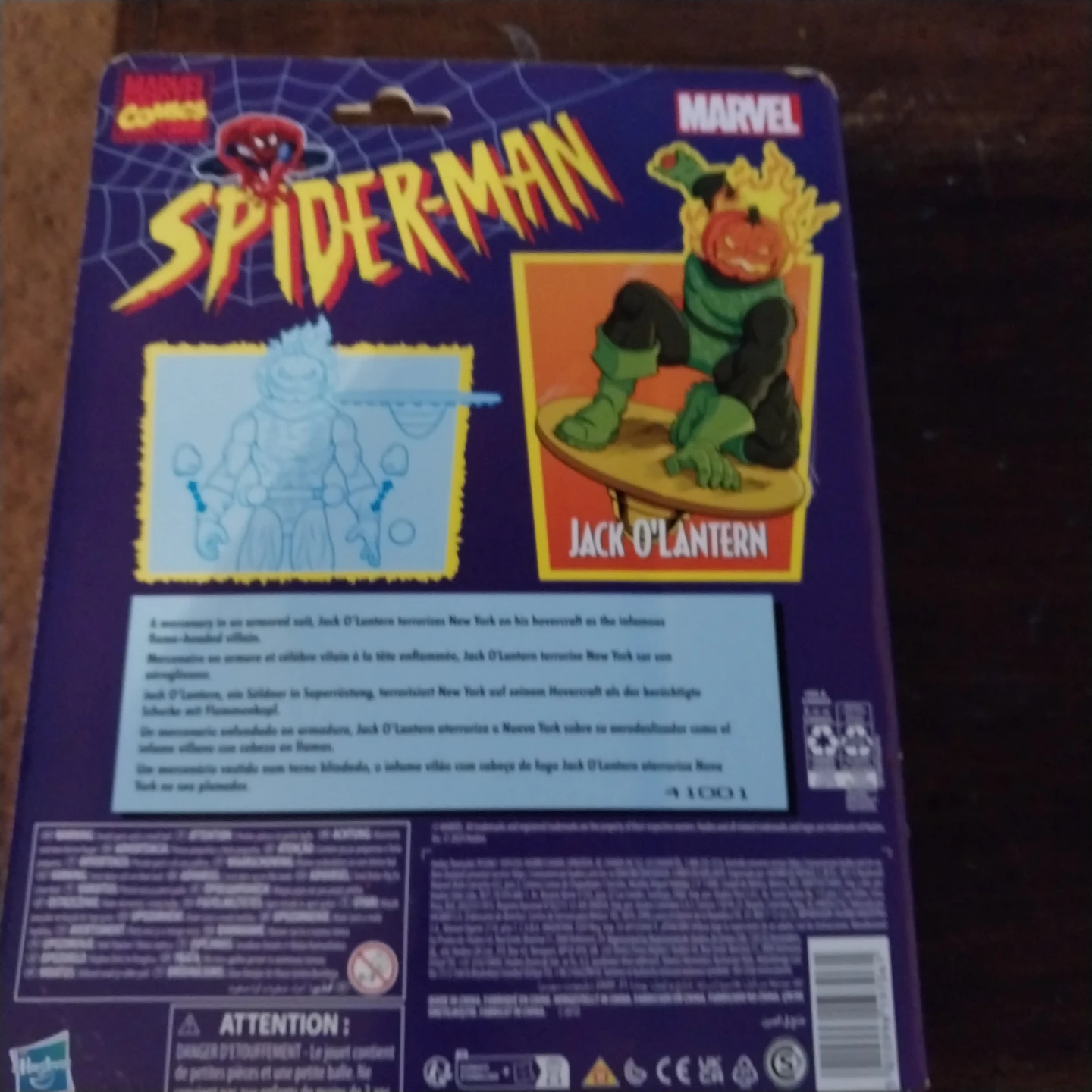 Marvel Legends Spider-Man Jack O'Lantern Action Figure - photo 2