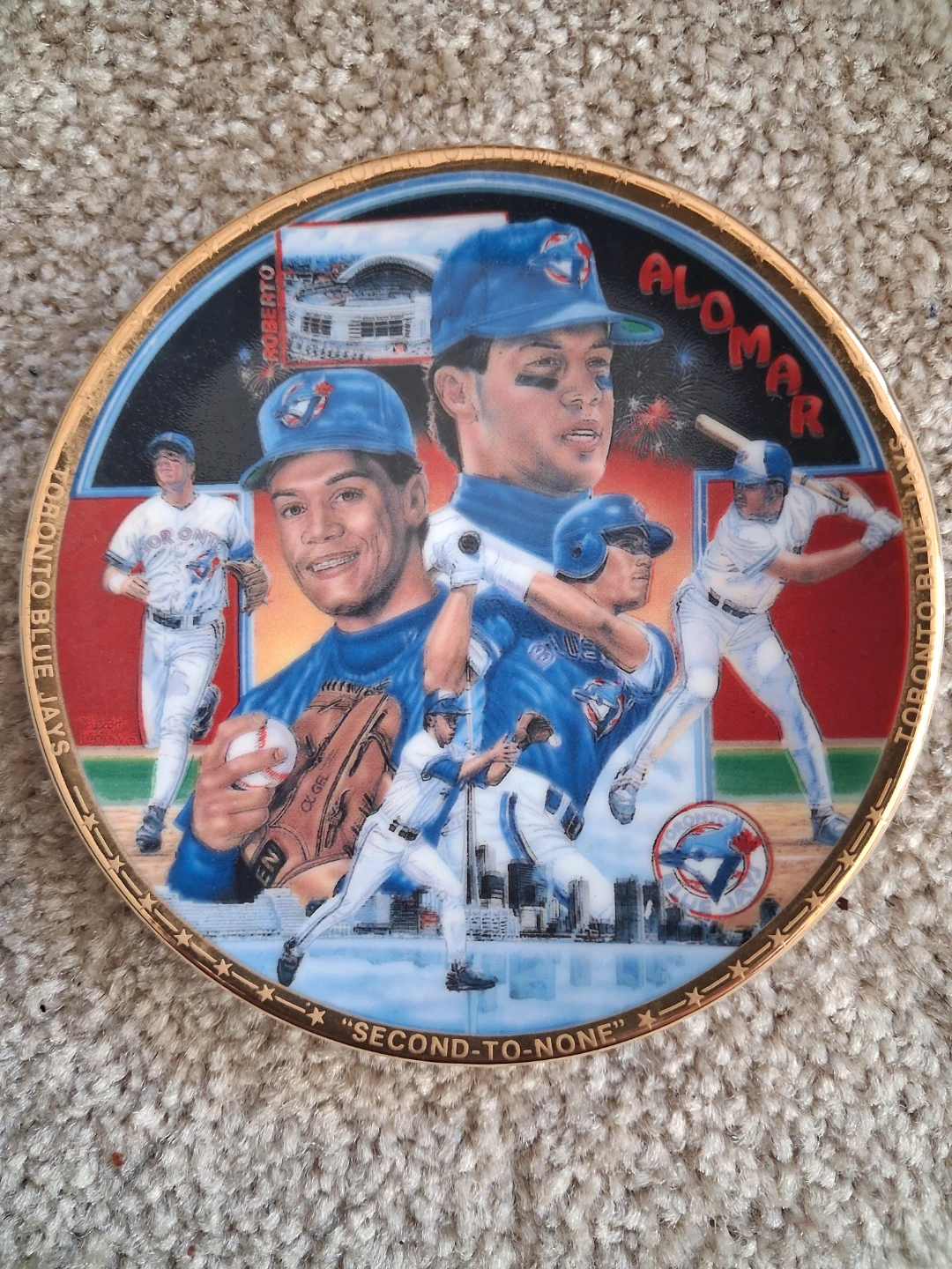 Roberto Alomar Second-To-None Collector Plate