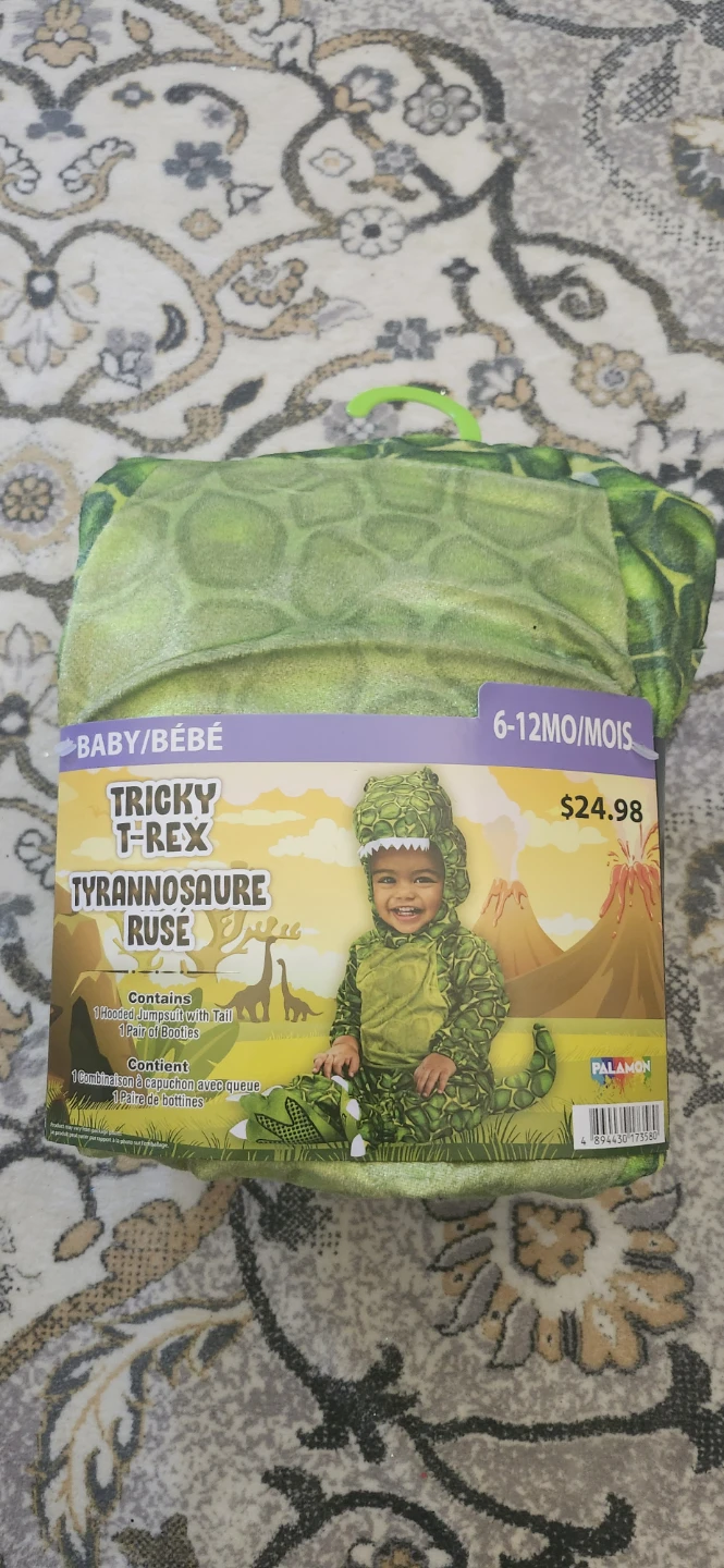 Tricky T-Rex Baby Costume 6-12 Months