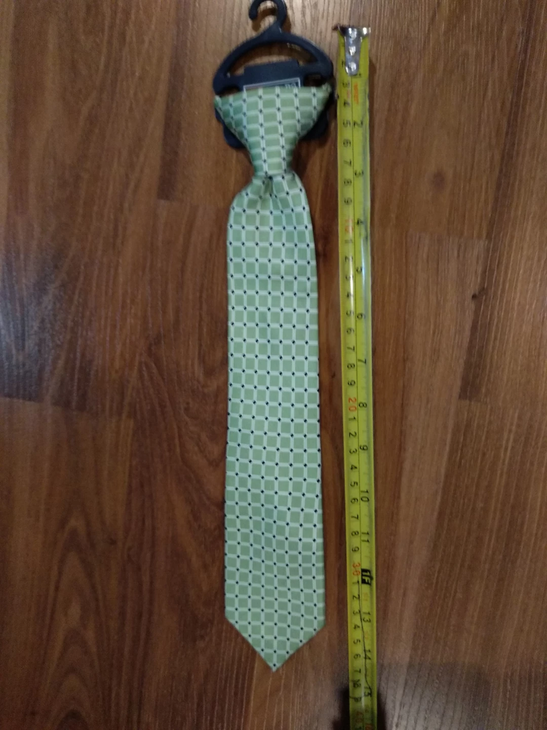Kids Chaps Light Green Geometric Print Tie