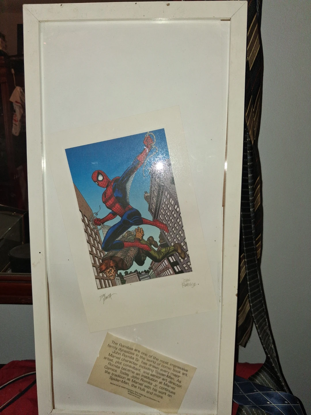 Framed Spider-Man Art by The Romitas - photo 5
