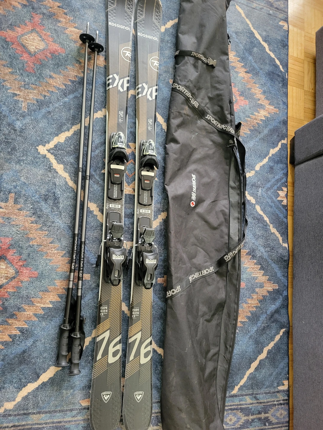 Rossignol Experience 76 Skis with Salomon Poles