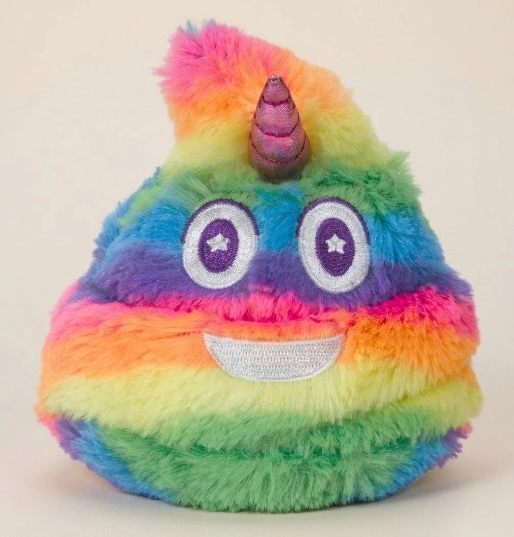 Rainbow Unicorn Emoji Plush Toy