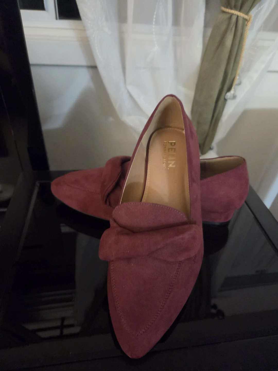 Penn Penningtons Burgundy Suede Loafers - photo 3