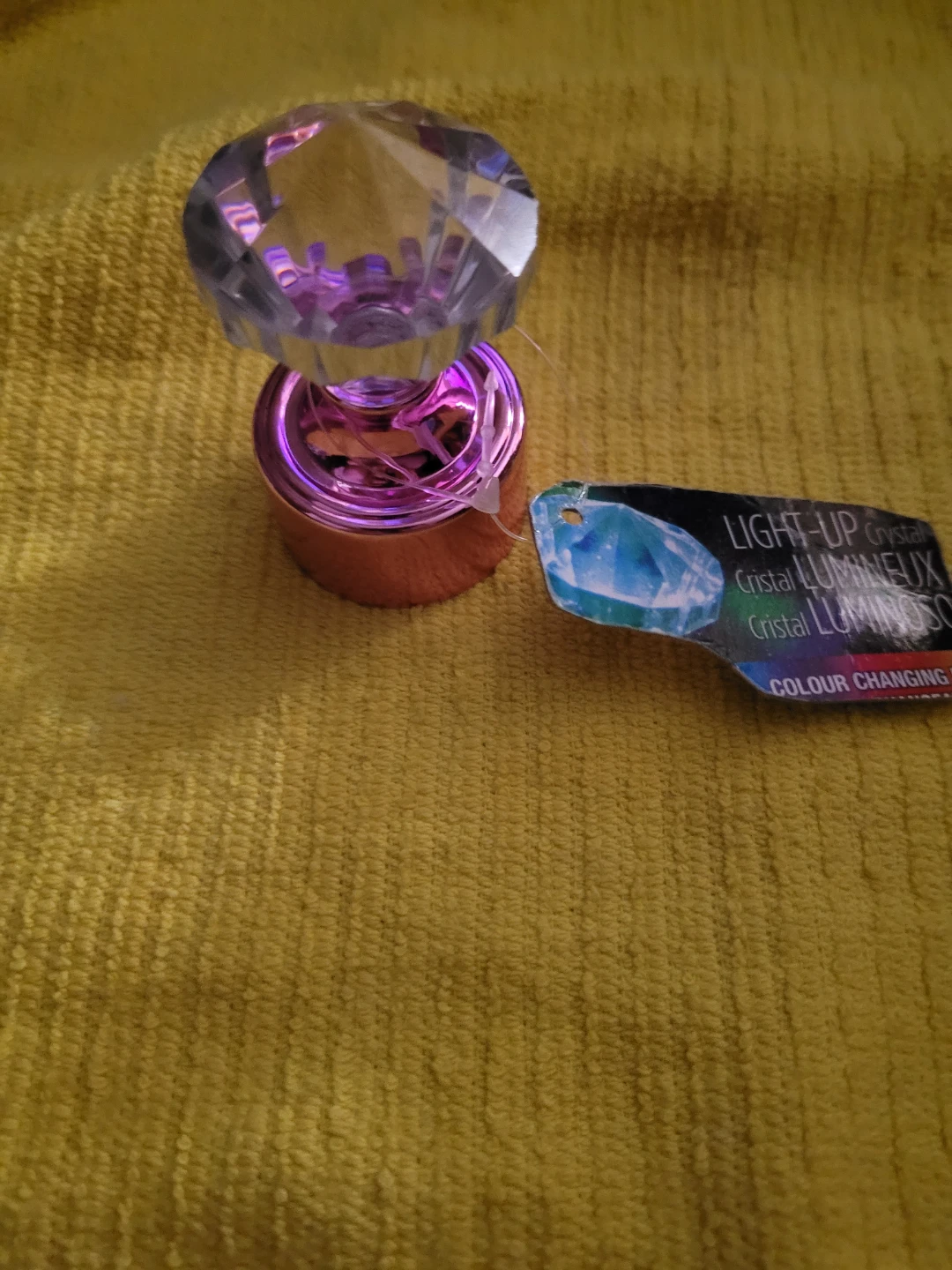 Light up crystal