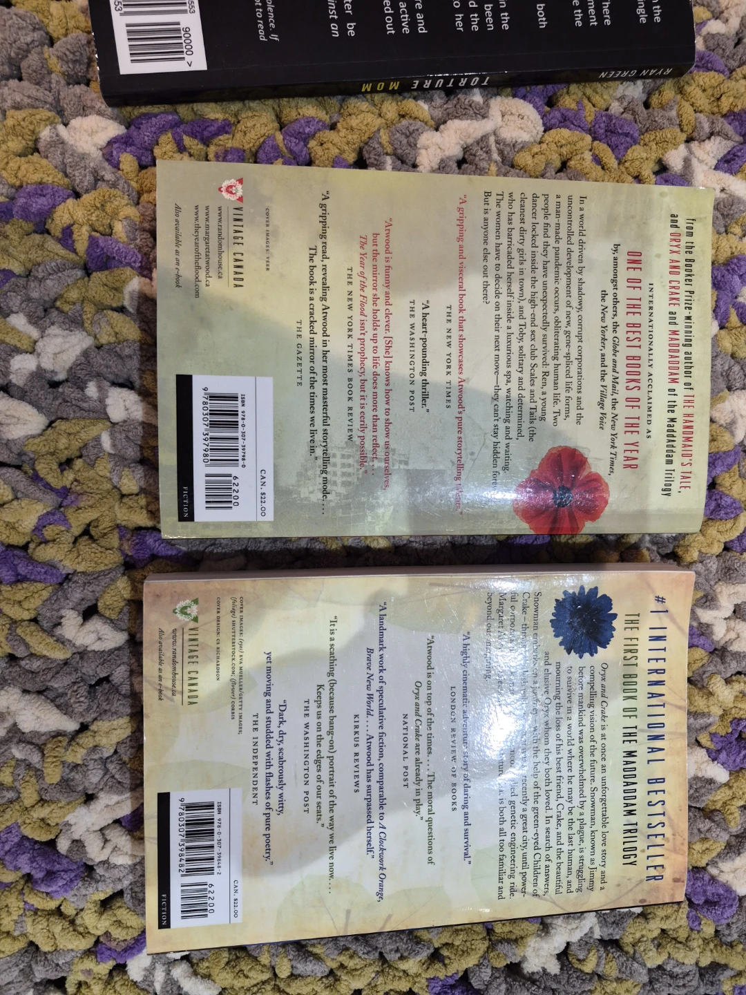 Margaret Atwood MaddAddam Trilogy Books - photo 2