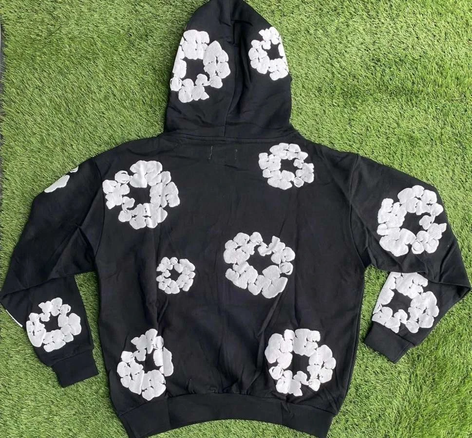 Denim tear black hoodie