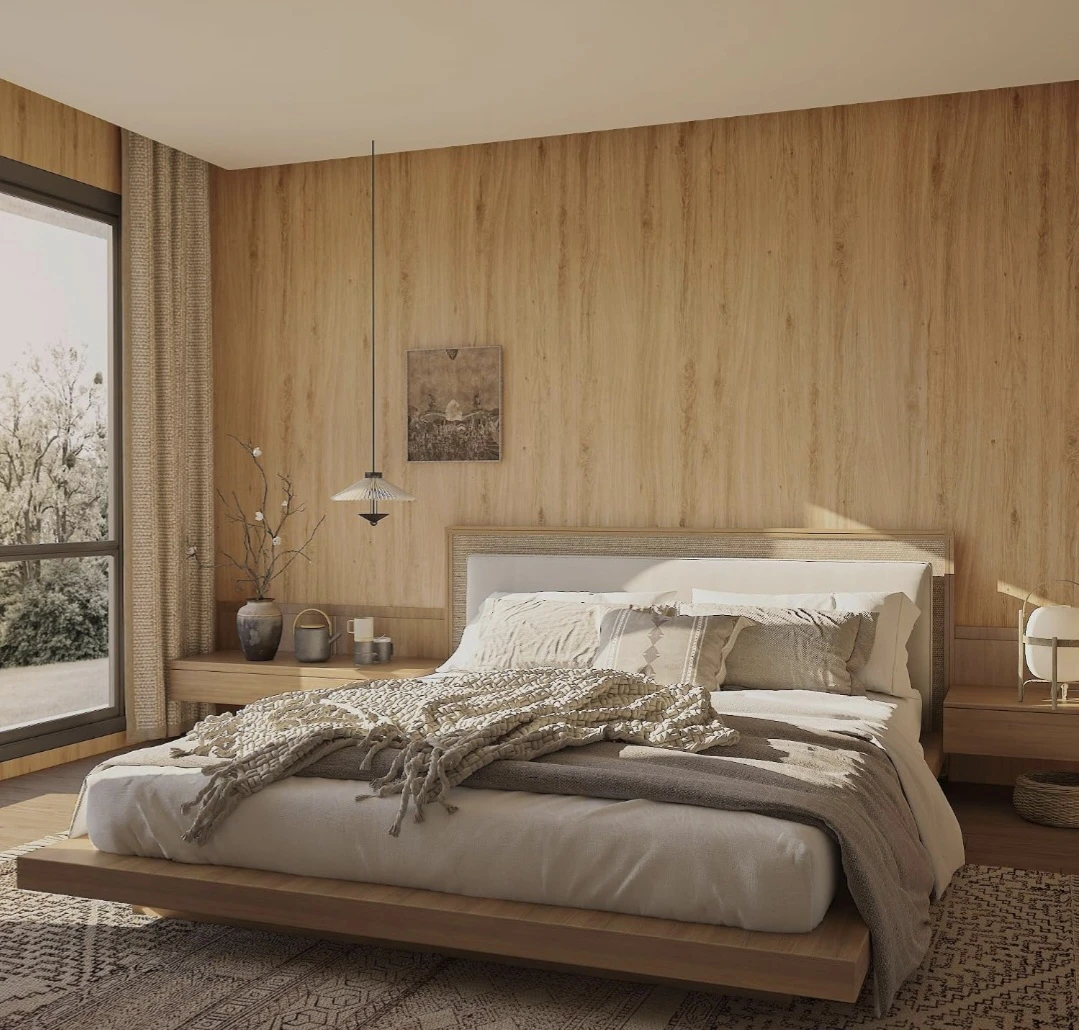 Light Brown Oak Grain Peel & StickWallpaper 15.74"x118" - photo 2