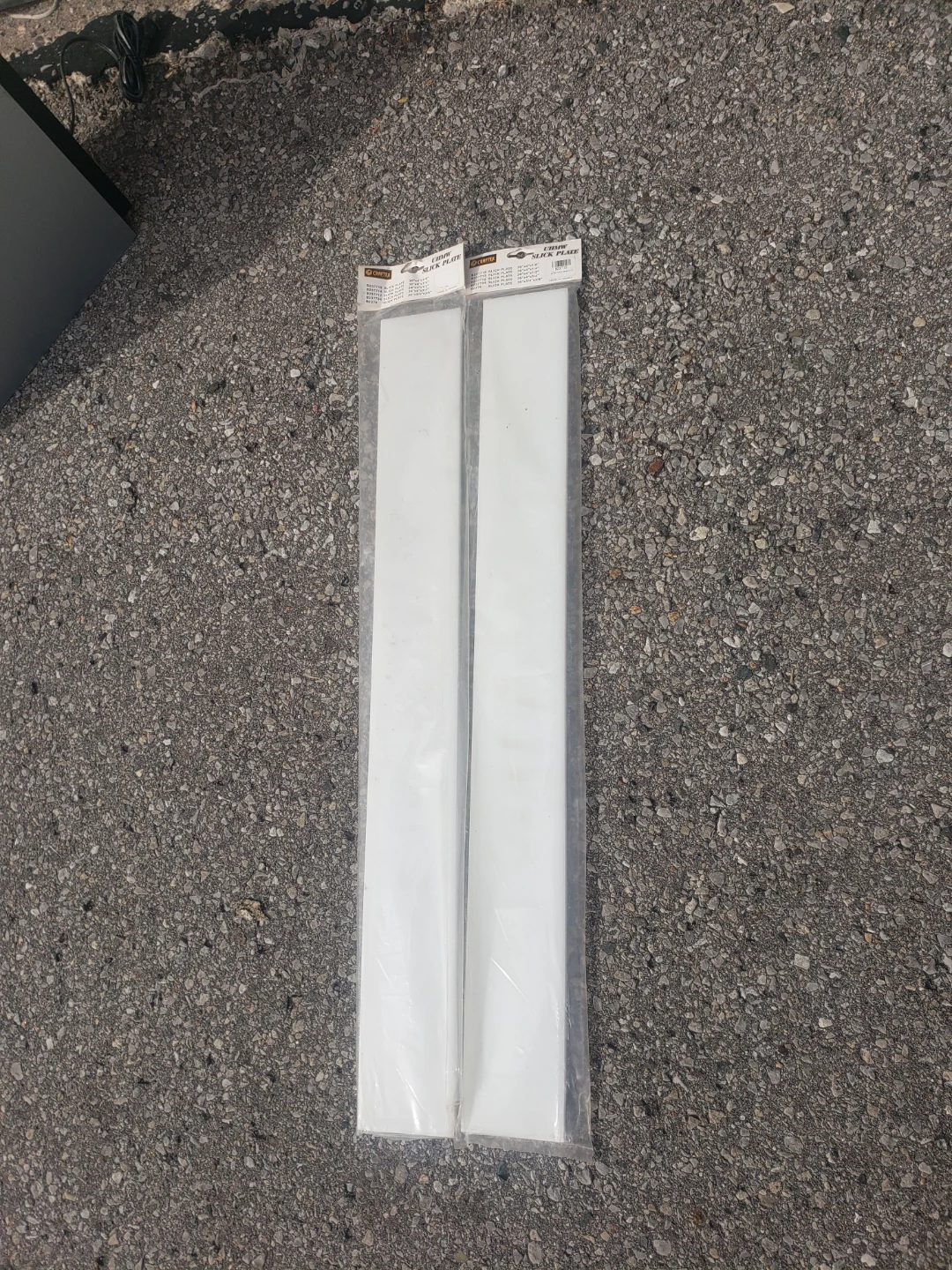 Two Craftex UHMW Slick Plates