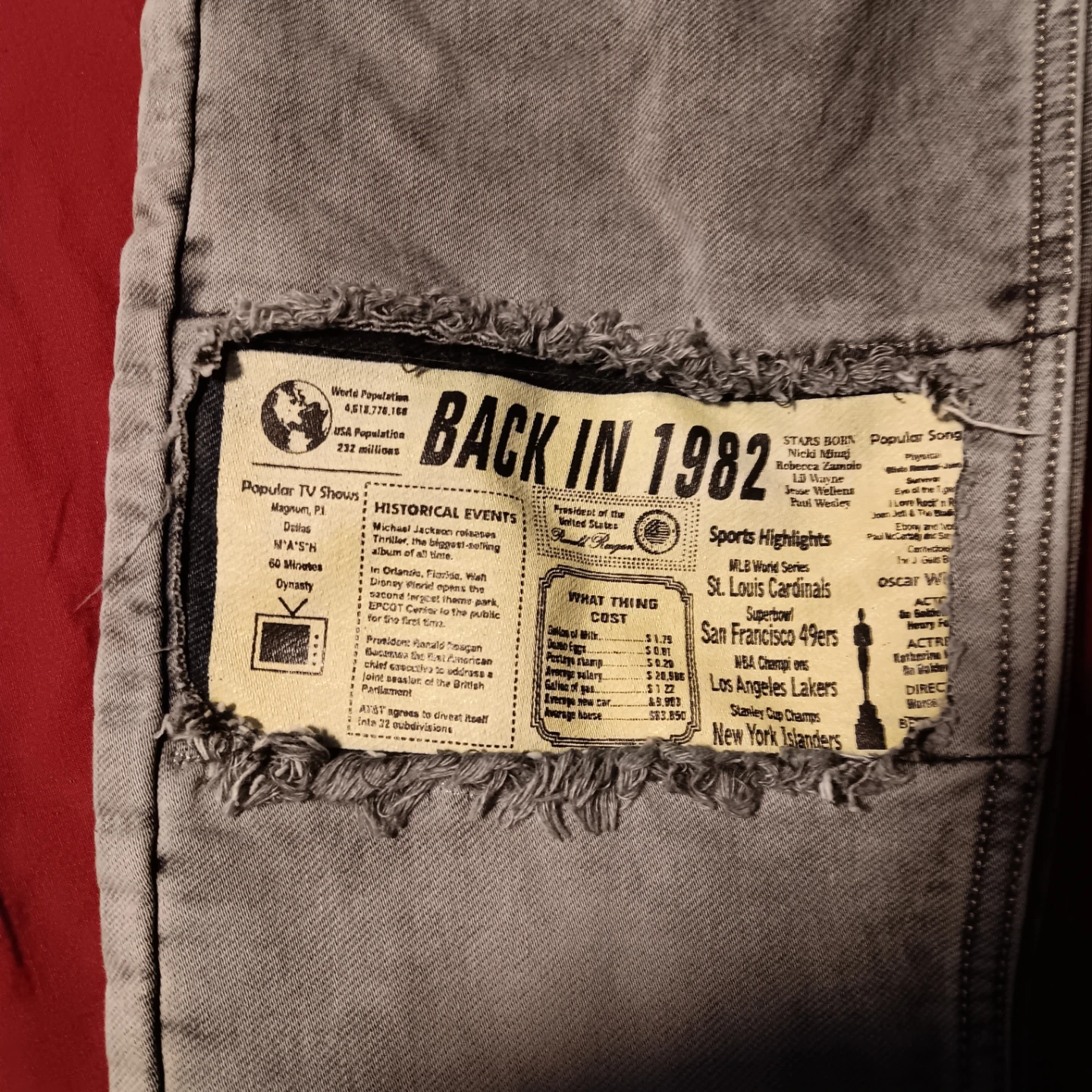Alex Gray Back In 1982 Jeans - photo 2