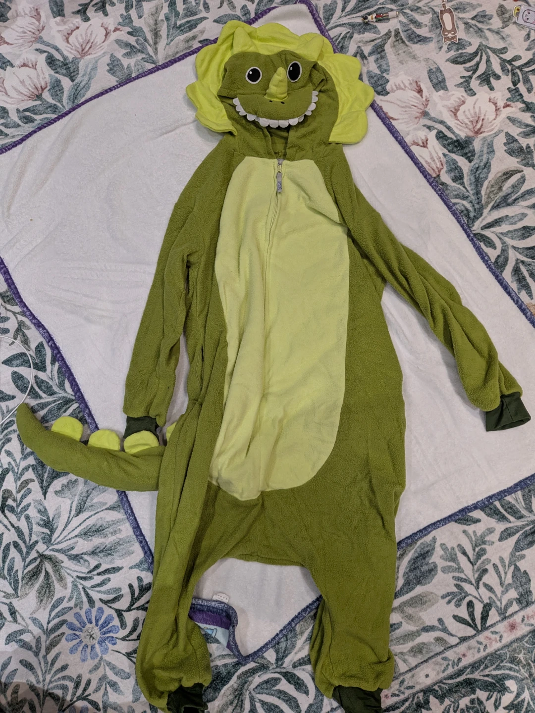 Women's Dinosaur Fleece Onesie or Costume - photo 2