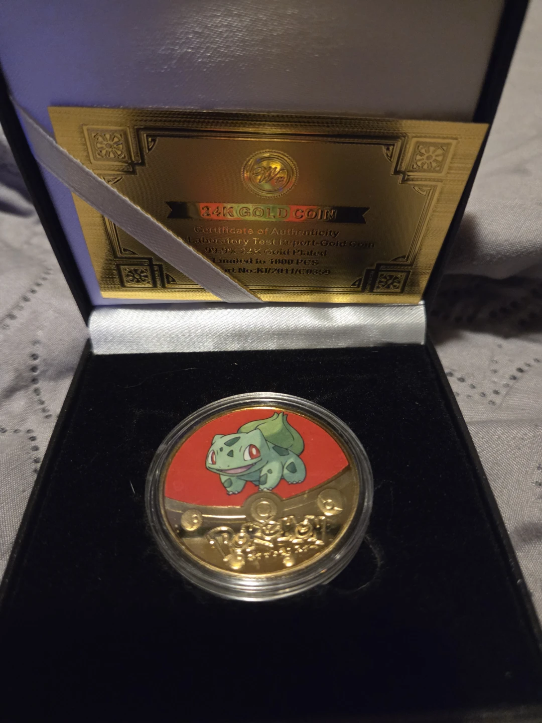 Worth Collection 24K Gold Plated Pokemon Coin Set - photo 3