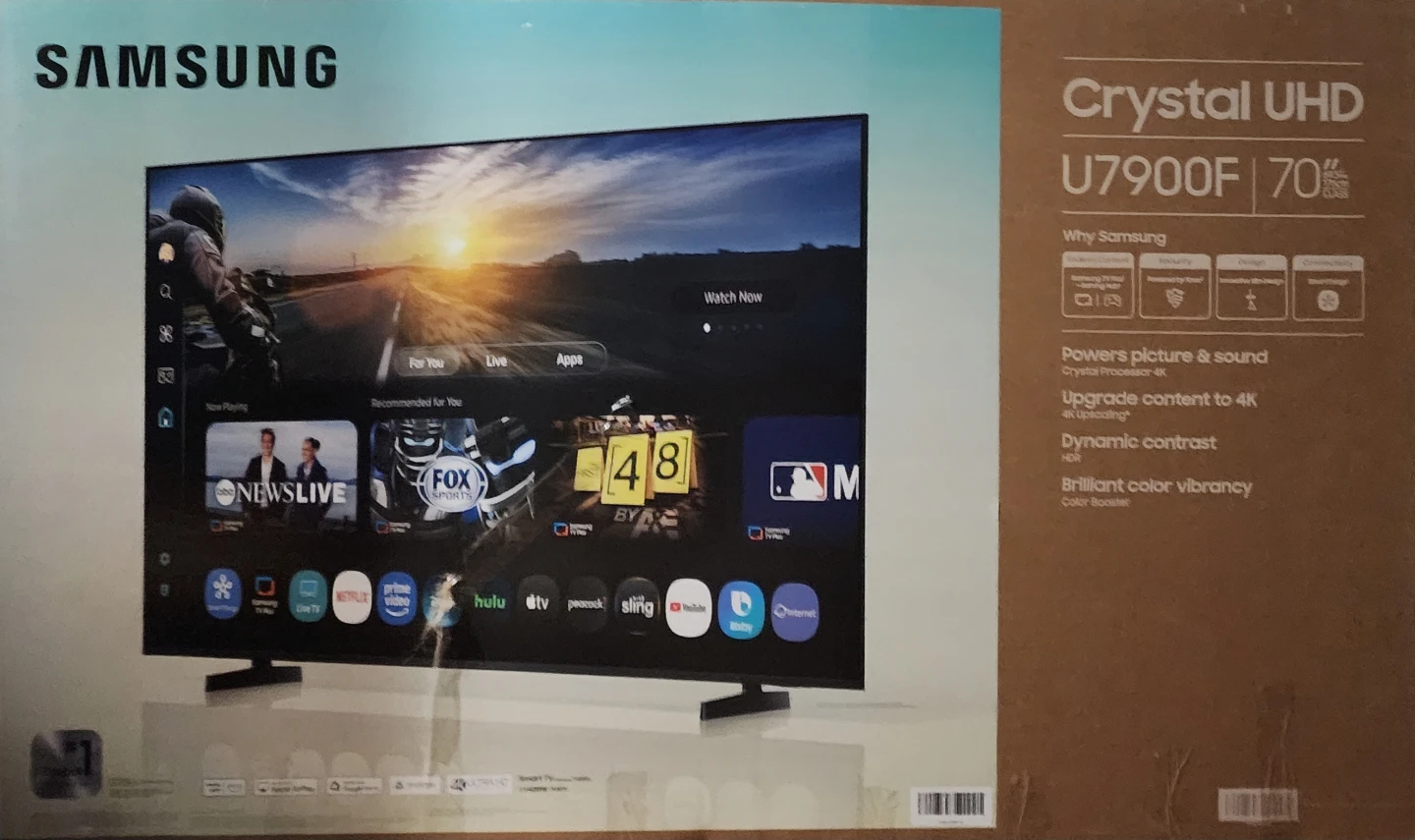 Samsung 70-inch Crystal UHD TV U7900F