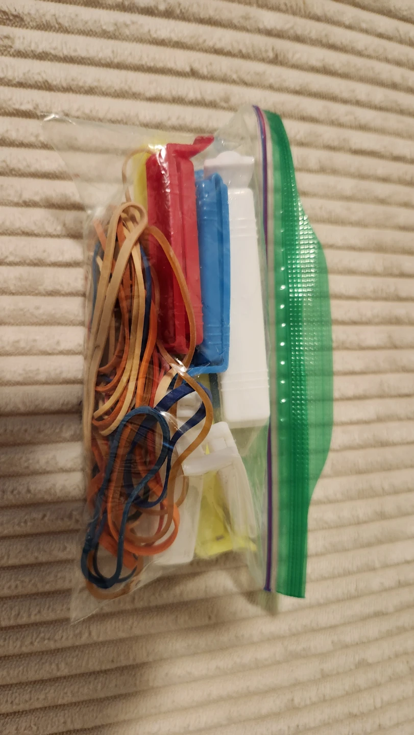 Assorted Bag Clips and Elastic Bands