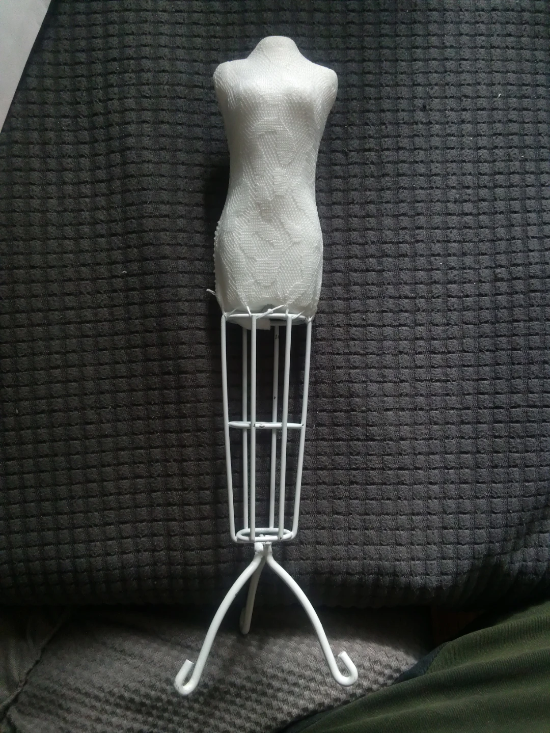 Miniature White Wire Mannequin Display