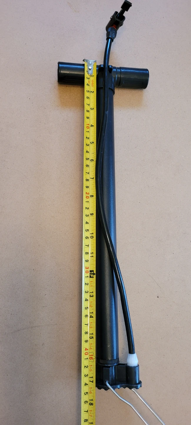 BRAND NEW Portable Bike Floor Pump with Foldable Foot Pedal - photo 2