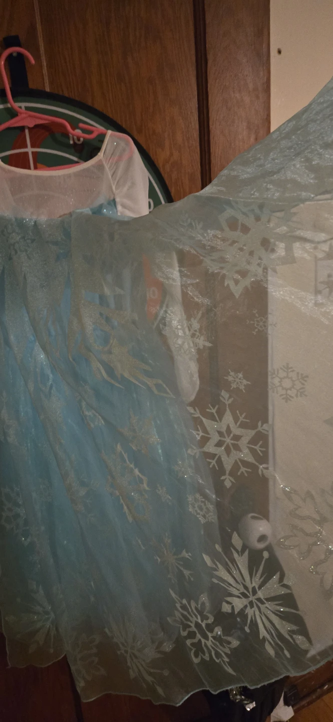 Disney Store Elsa Costume Size 5/6 - photo 4