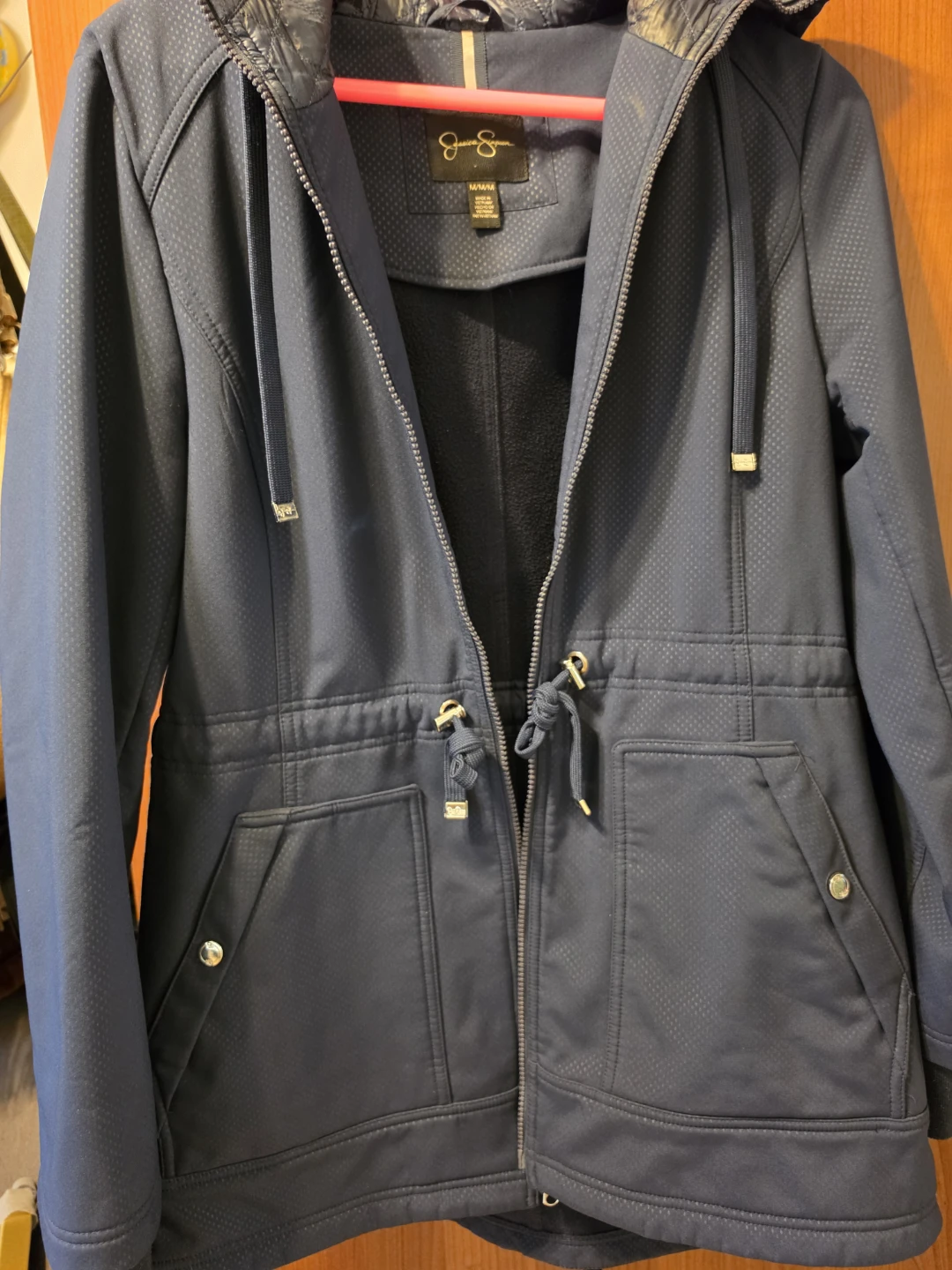 Jessica Simpson Navy Hooded Jacket