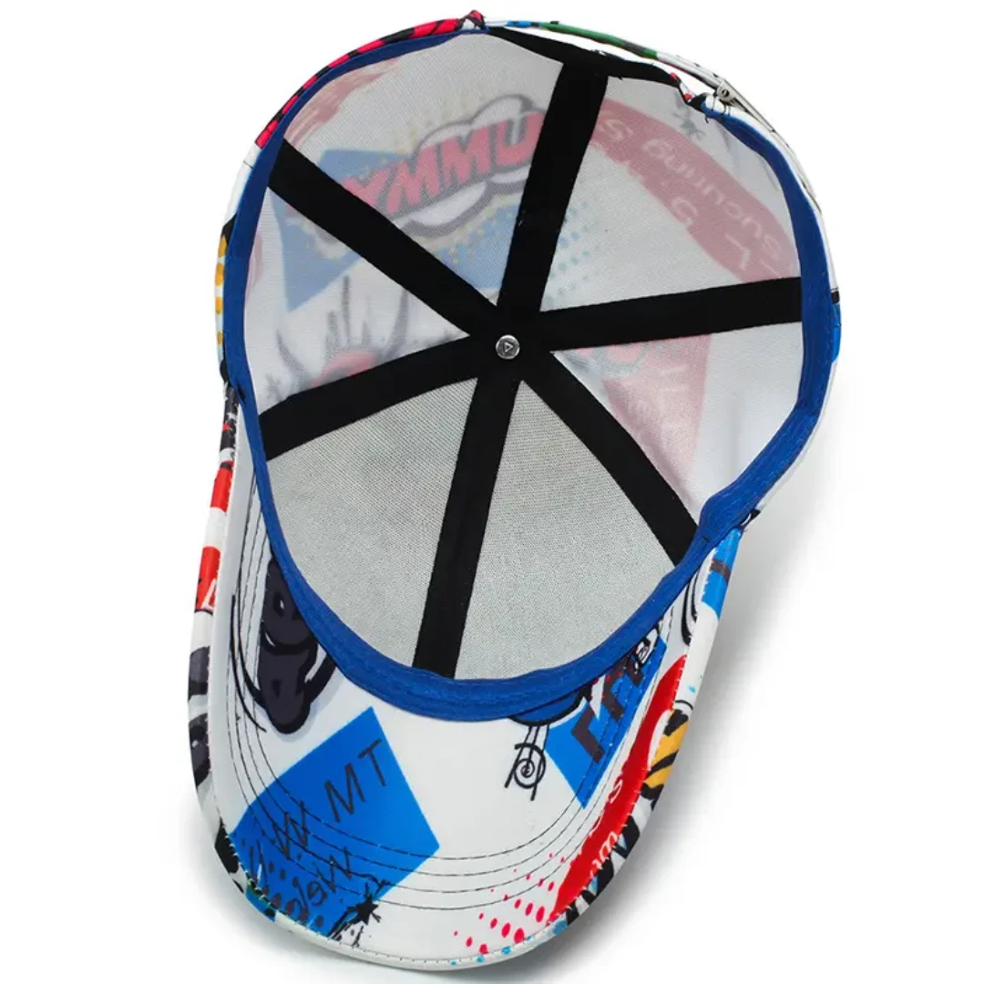 Comic Print Baseball Cap - photo 5