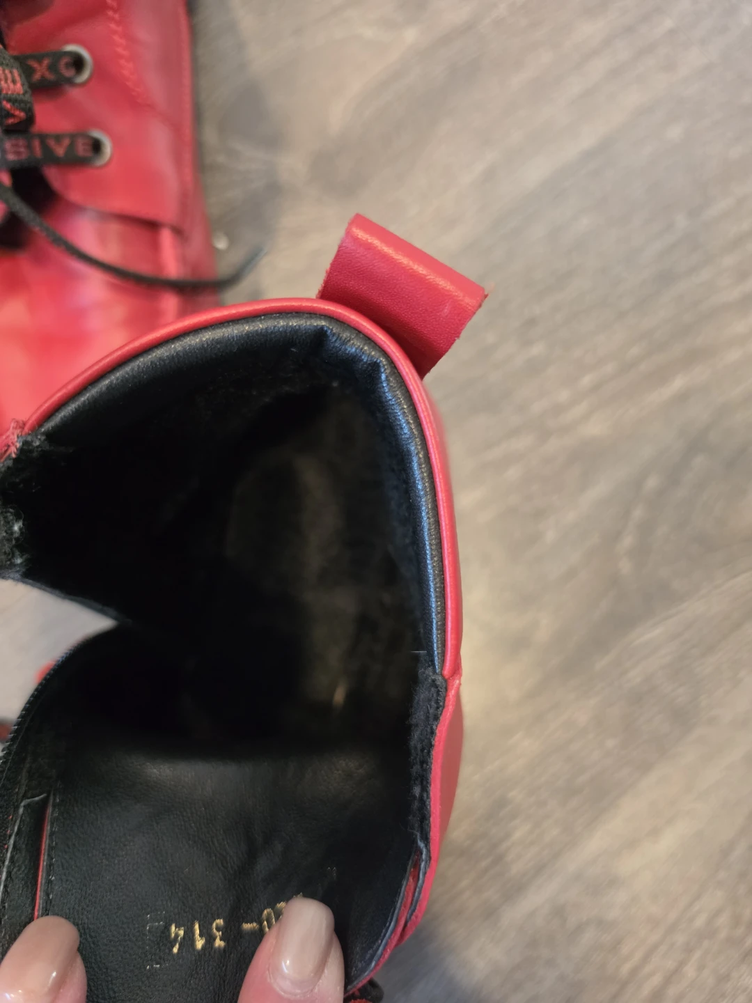 Red Leather Ankle Boots - photo 3