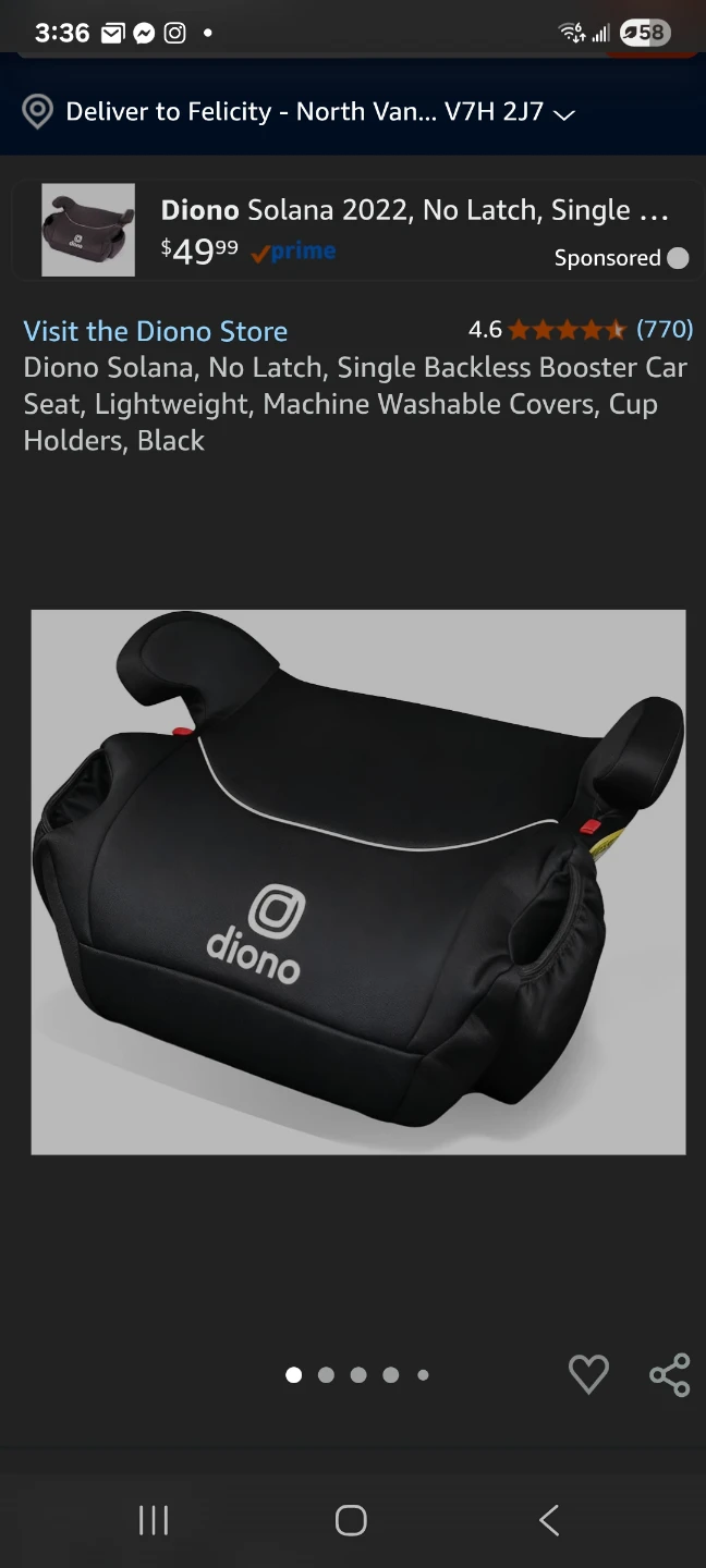 Diono Solana booster brand new expires 2032