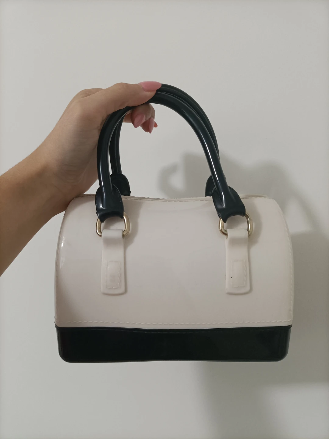 Two-Tone Jelly Handbag