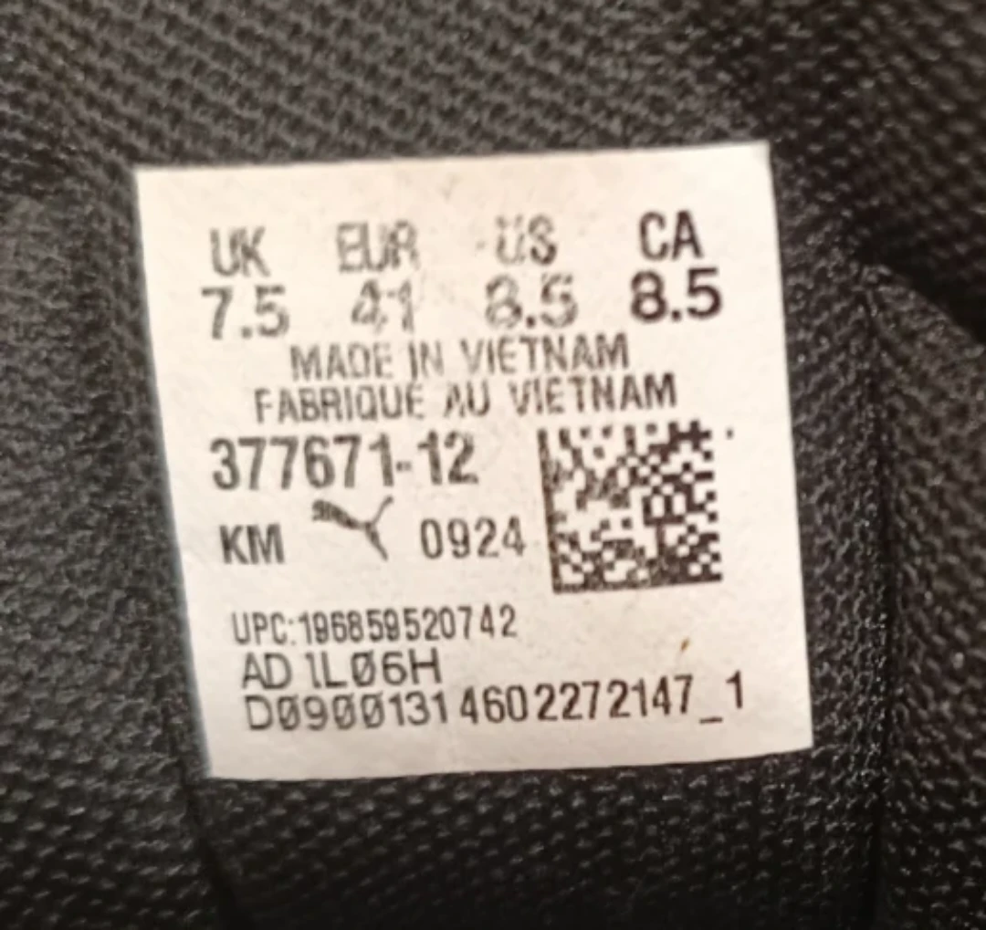 Puma Black Running Shoes - Size 8.5 CA - photo 5