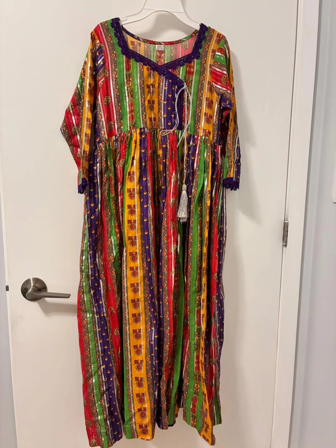 Multicoloured Traditional Patterned Dress - photo 3