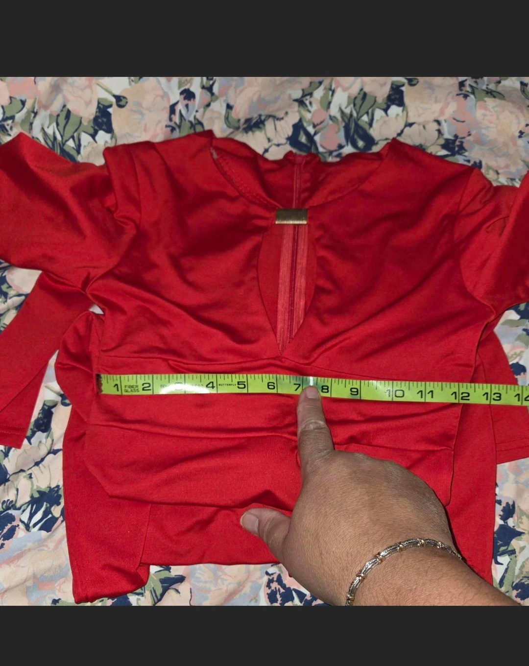Form-Fitting 'I'm Red-y' Dress in a Woman's S - photo 4