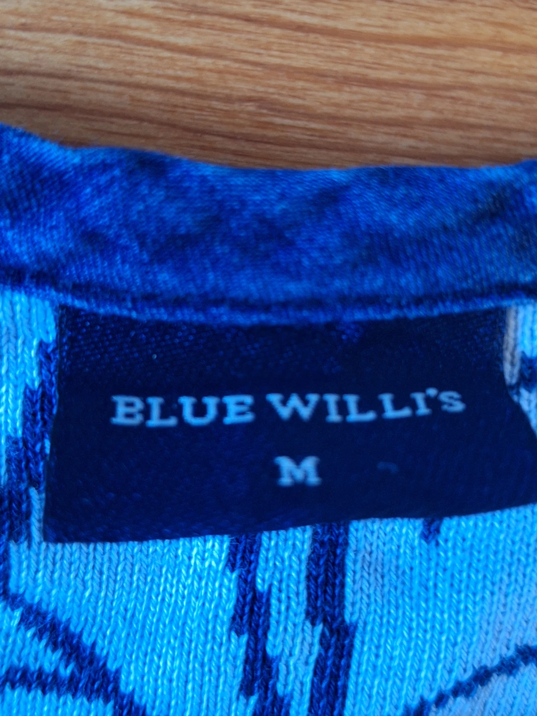 Blue Willi's patterned knit cardigan - Medium - photo 3