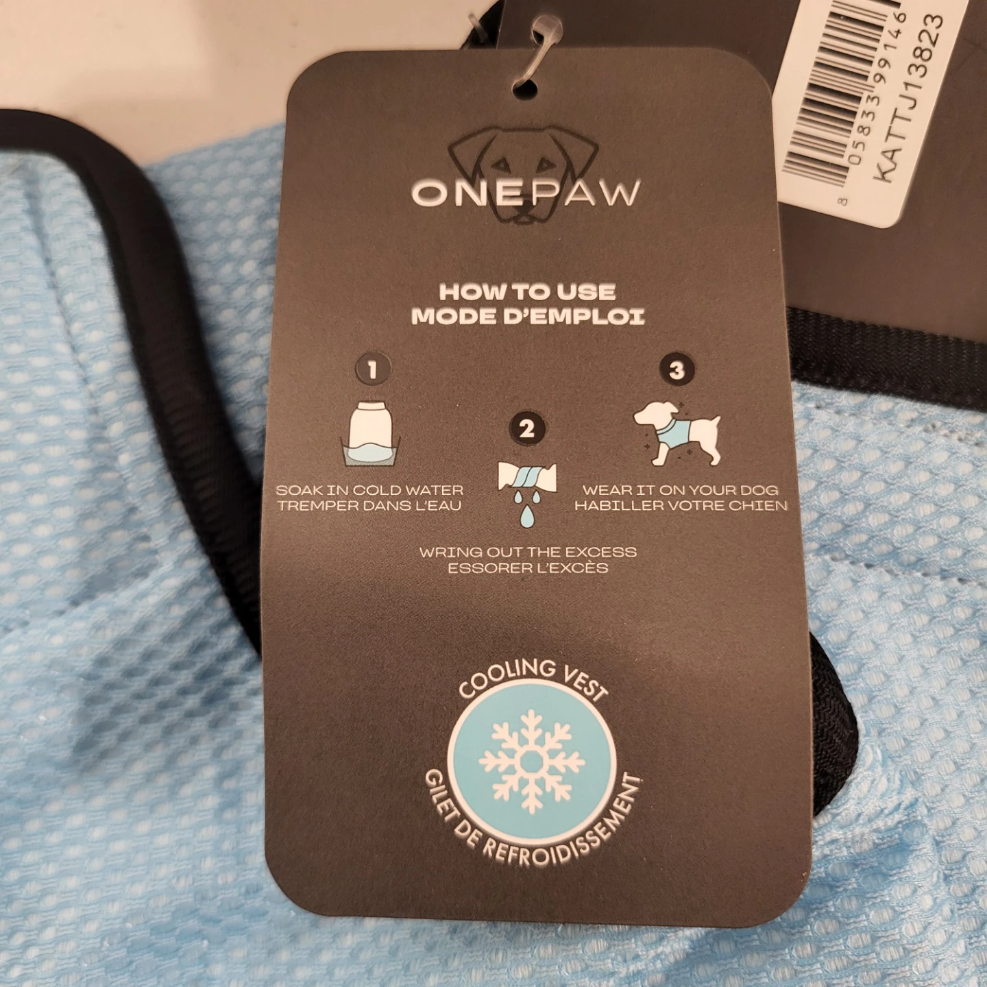 ONEPAW Blue Cooling Vest for Dogs - photo 4