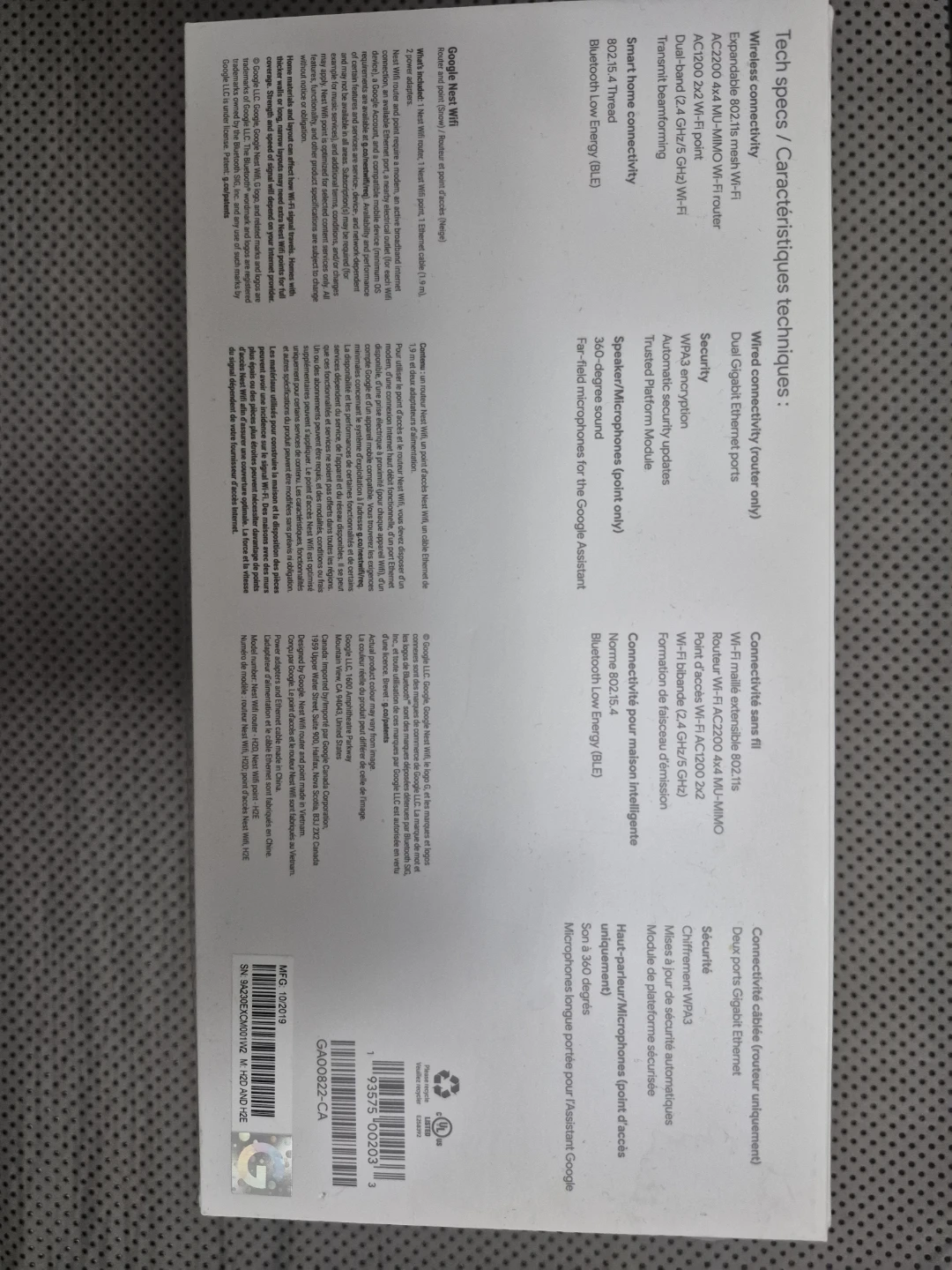 Google Nest Wifi Router and Point - photo 2