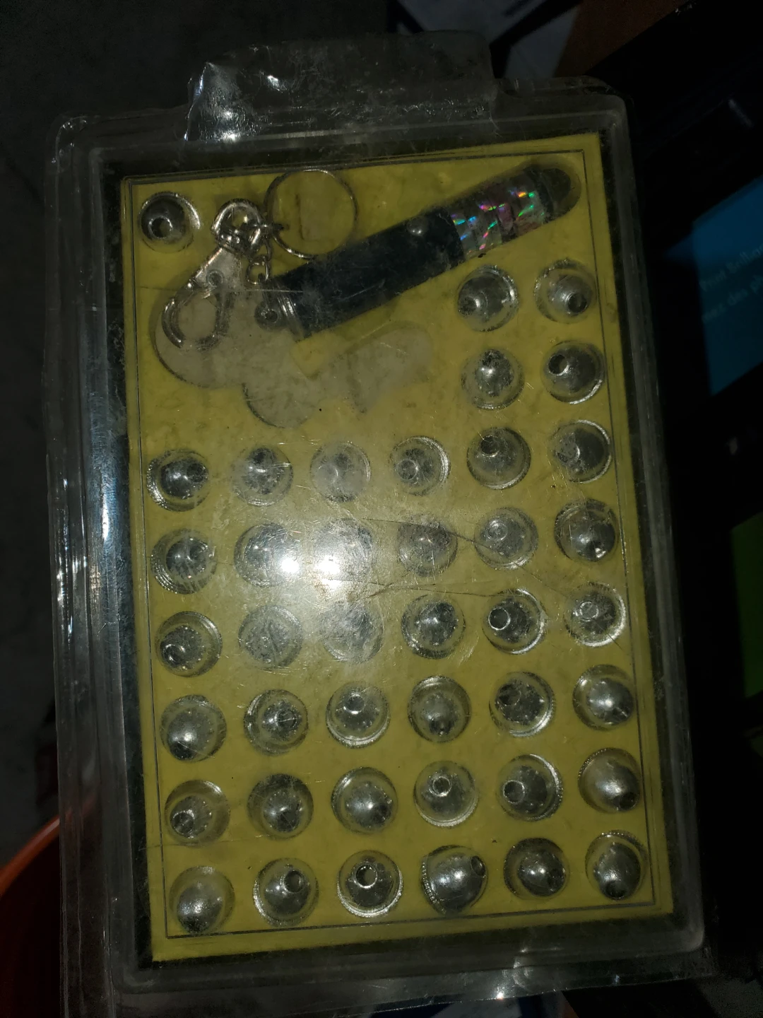 Set of 48 Metal Craft Tips with Keychain Tool