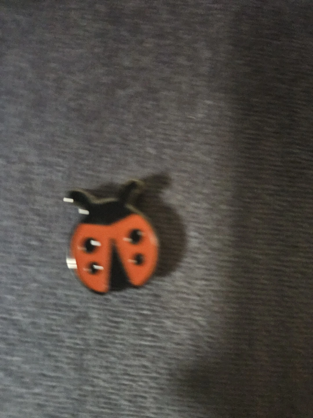 Lug Ladybug Metal Pin