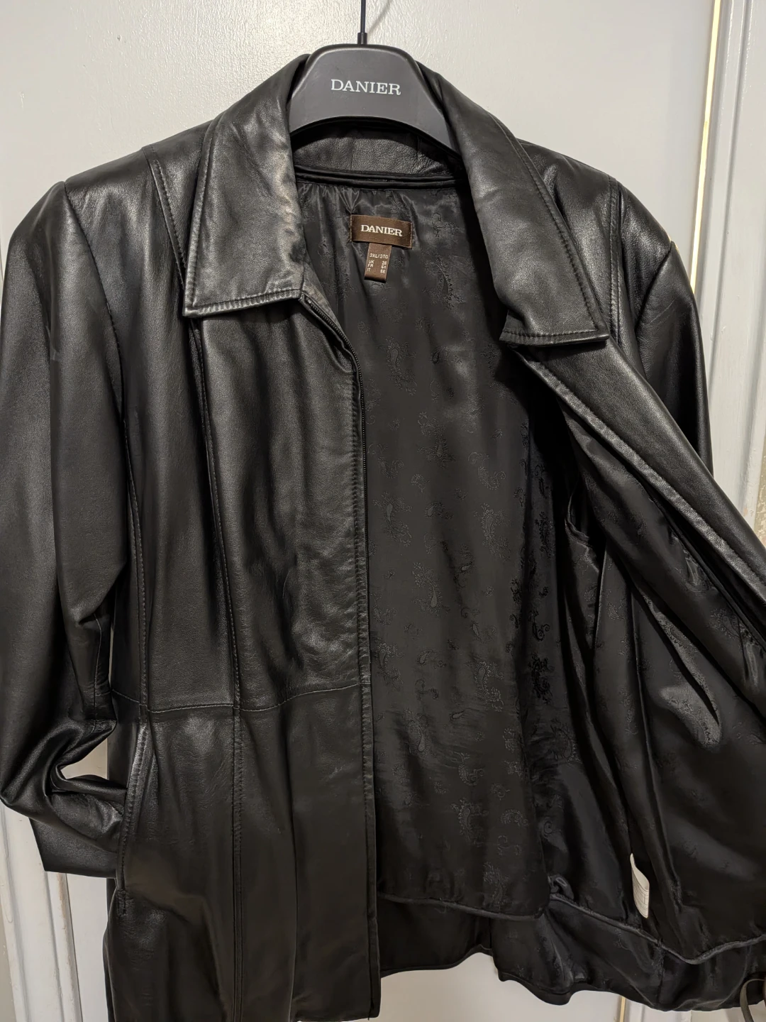 Danier Black Leather Jacket