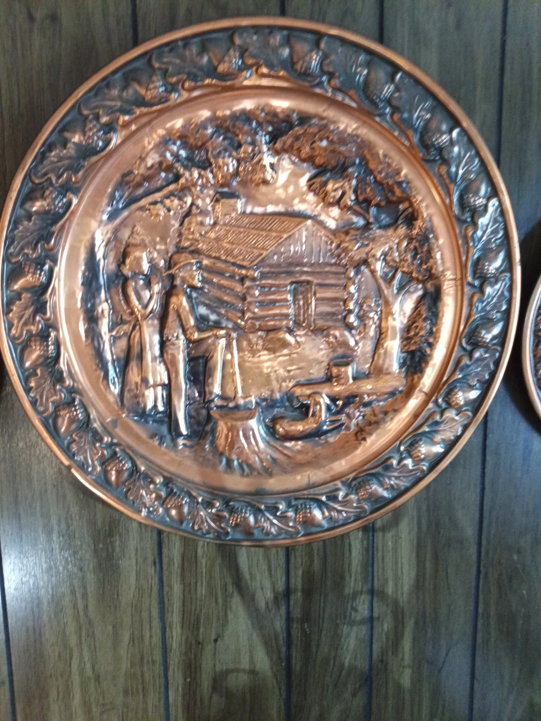 Vintage Copper Wall Plates