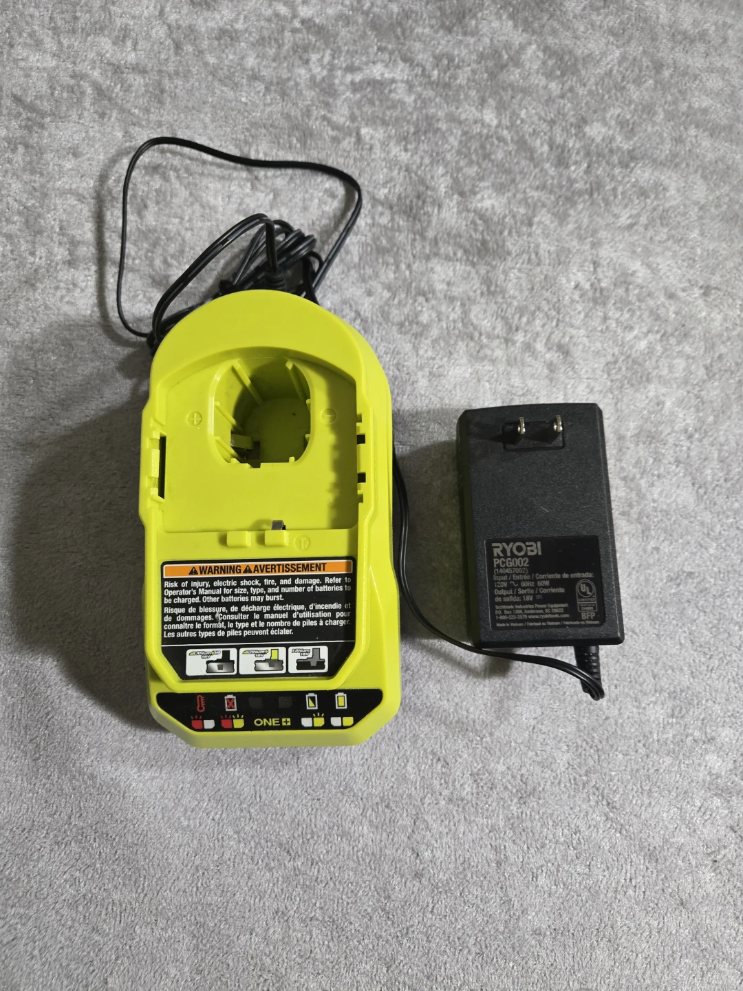 Ryobi PCG002 18V Battery Charger