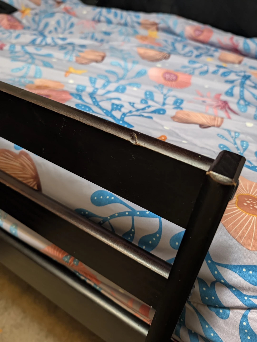Black Twin Loft Bed - photo 4