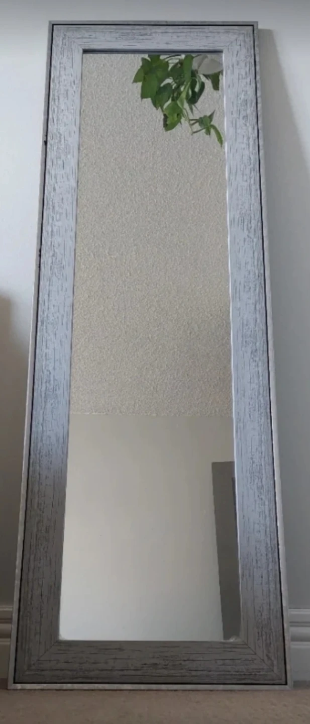 Full-Length Grey metalic  Mirror