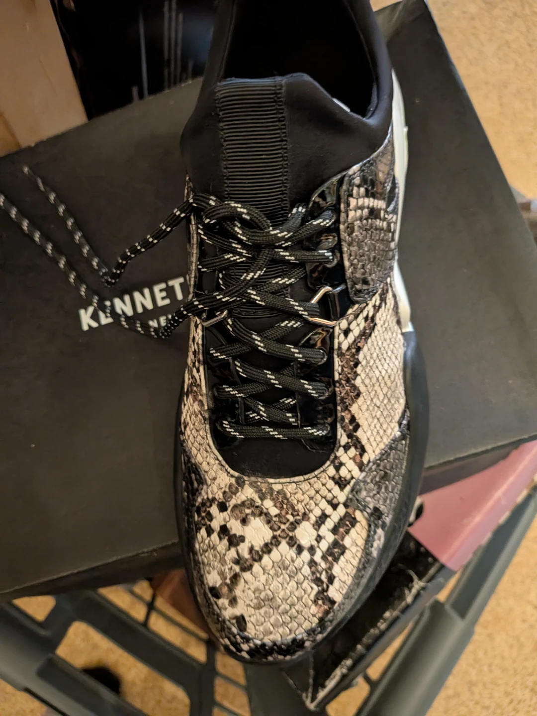 Kenneth Cole New York Snakeskin Sneakers - photo 4