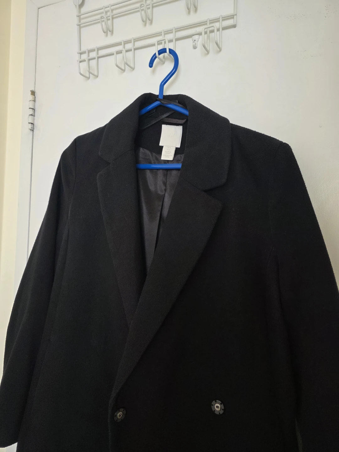H&M Black Long Coat - photo 3