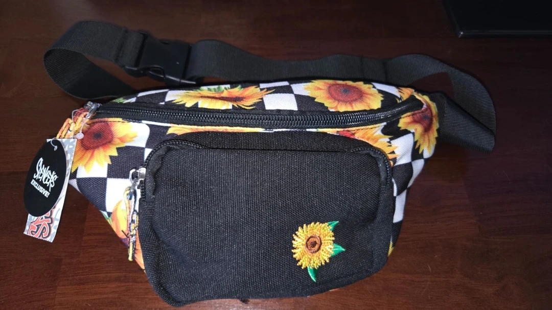 Black & Yellow Sunflower Fanny Pack-NEW!